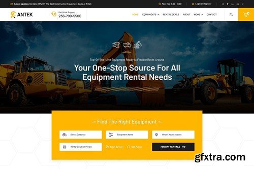 Antek - Construction Equipment Rental HTML MPGQMXA