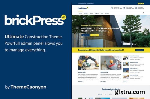 BrickPress - Construction & Building HTML5 Templat
