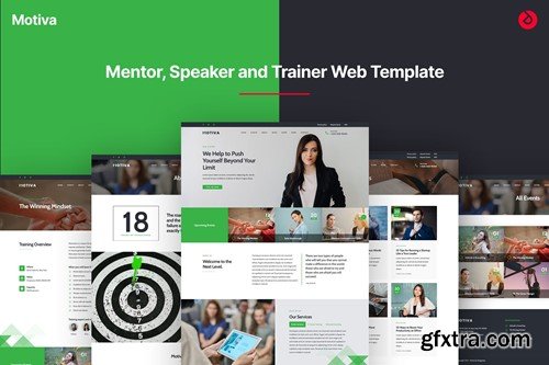 Motiva - Mentor, Coach and Speaker Web Template Q96FC5T