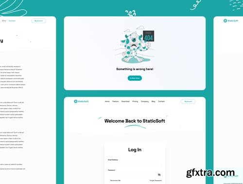 StaticSoft  Saas Platform Website Template Ui8.net