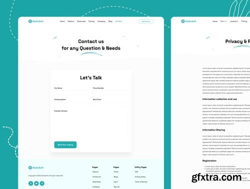 StaticSoft  Saas Platform Website Template Ui8.net