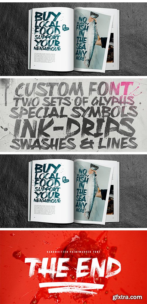 Rough Marker Font Family