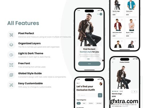 Shopping App UI Kit Ui8.net