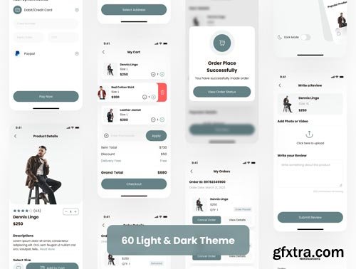 Shopping App UI Kit Ui8.net