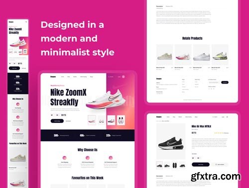 Shoppes - E-Commerce Web Templates Ui8.net