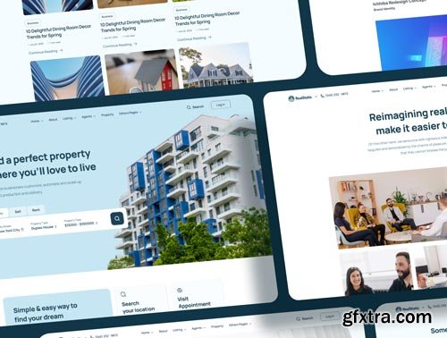 RealStatic - Real State Website Template Ui8.net