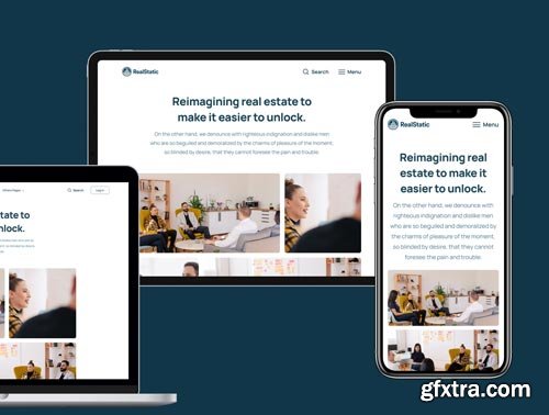 RealStatic - Real State Website Template Ui8.net