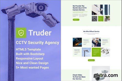 Truder - CCTV Security Agency HTML Template