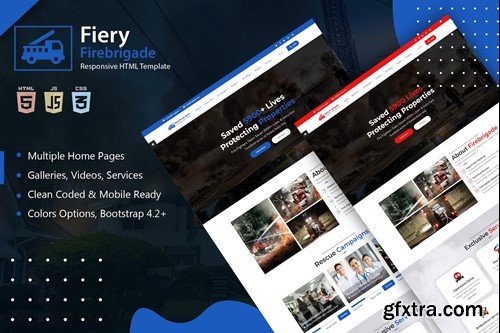 Fiery - Fire Brigade Responsive HTML Template