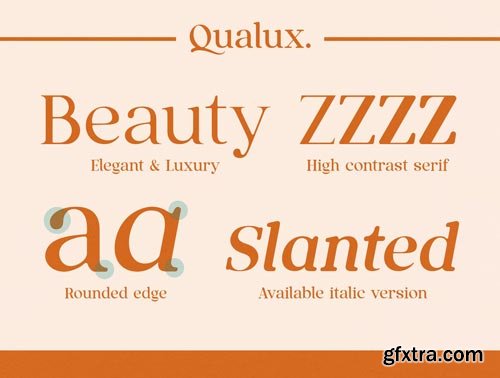 Qualux Fonts Family Ui8.net