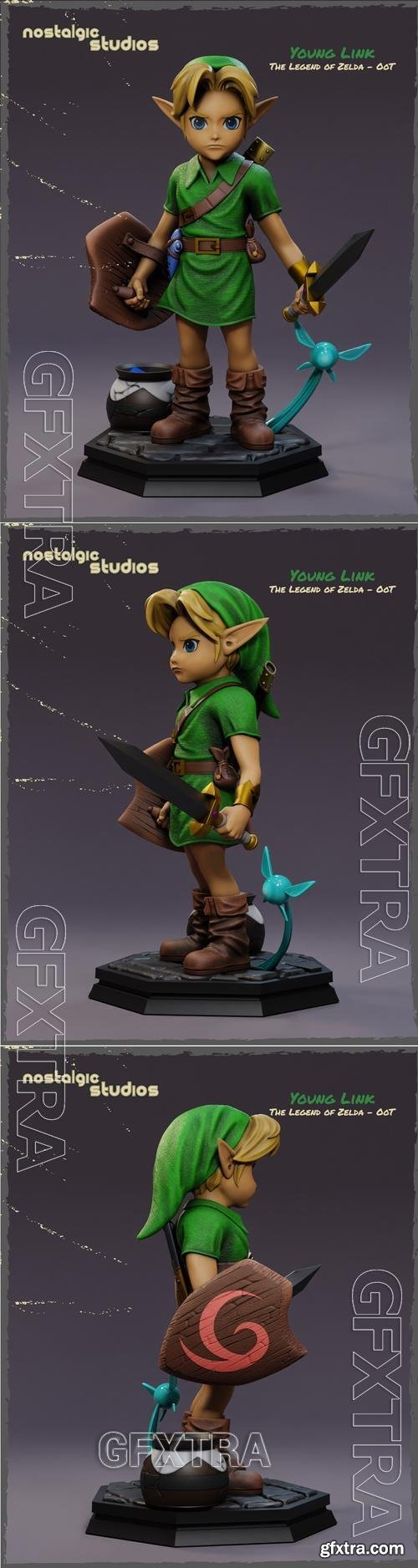 Link - Zelda OOT &ndash; 3D Print Model