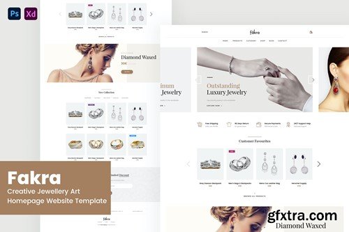 Fakra - Jewellery Online Shopping Website Design S6T6R9R