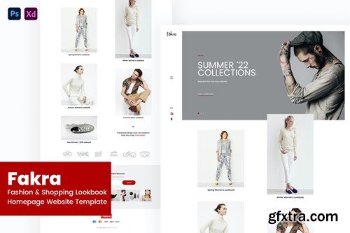 Fakra - Fashion Lookbook Design Template H7TXWG3