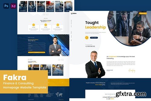 Fakra - Finance & Consulting Website Design LFY8X26