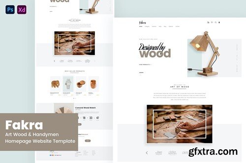 Art Wood & Handymen Website Design Template MQGPB3Z