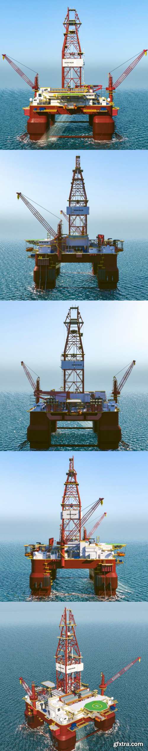 Offshore Oil Rig Platform Valor