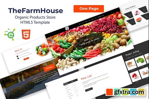 TheFarmHouse - Organic Products HTML5 Template V6TUZS8