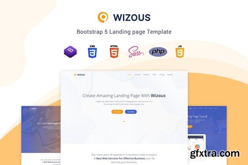 Wizous - Bootstrap 5 Landing page Template ZDQ2DT6