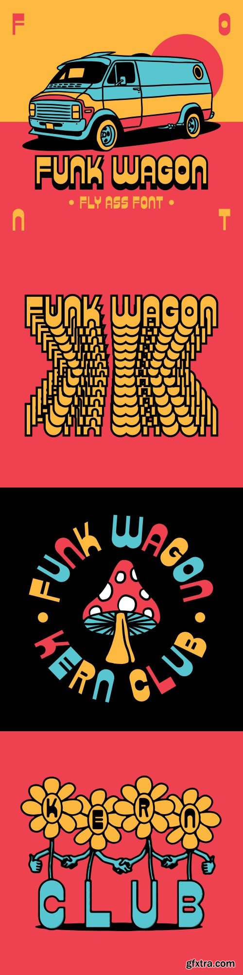 KC Funk Wagon Font