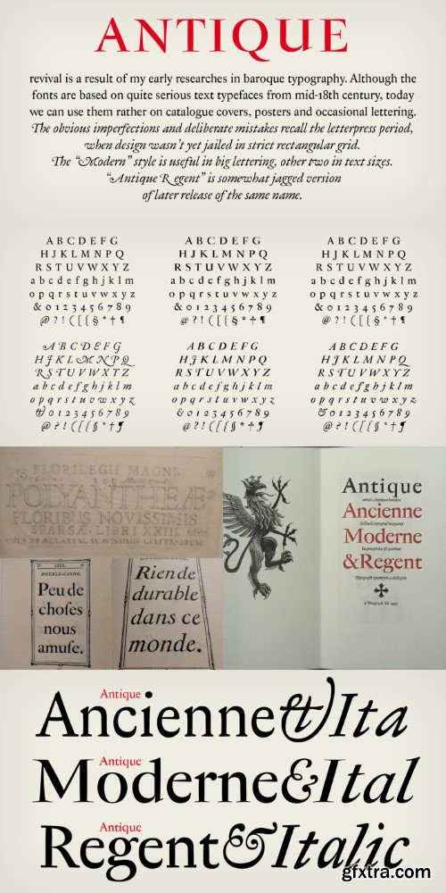 Antique Font Family