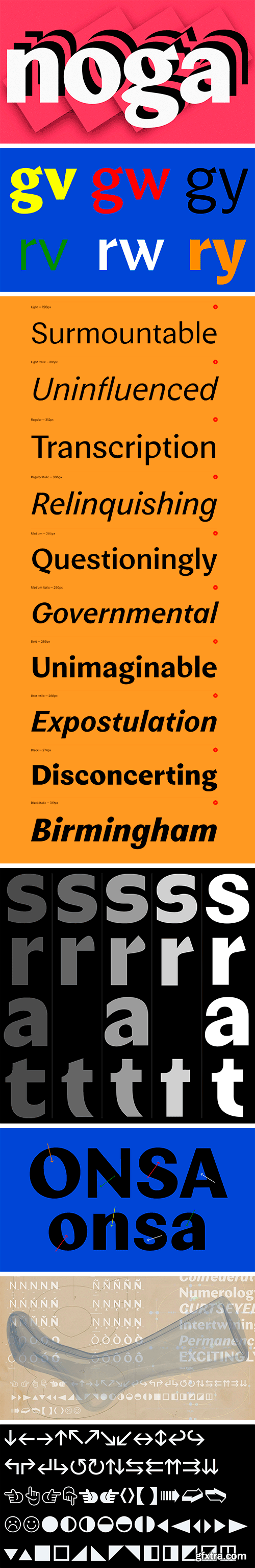 Noga Font Family