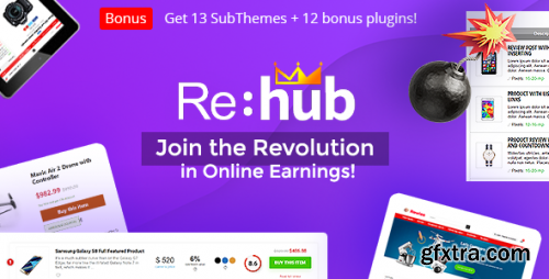 Themeforest - REHub - Price Comparison, Multi Vendor Marketplace Wordpress Theme 18.9.9 - Nulled