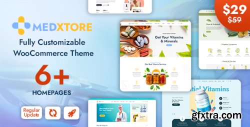 Themeforest - MedXtore – Pharmacy, Medical &amp; Beauty Elementor WooCommerce Theme 44388499 v1.6.0 - Nulled