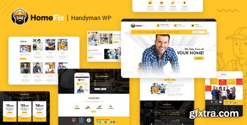 Themeforest - HomeFix - Maintenance, Handyman Theme 21958454 v2.5 - Nulled