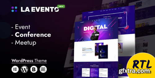 Themeforest - La Evento - An Organized Event WordPress Theme 23499916 v1.2.0 - Nulled