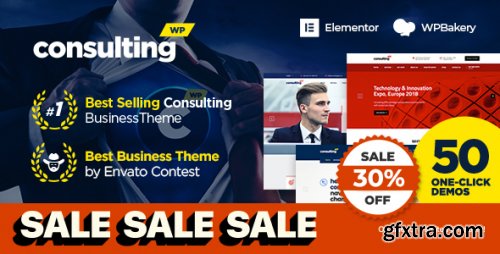 Themeforest - Consulting - Business, Finance WordPress Theme 14740561 v6.5.3 - Nulled