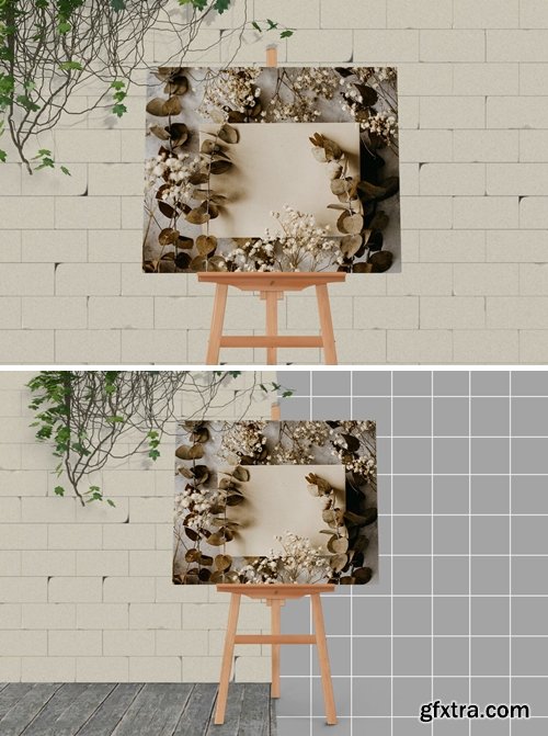 Easel Canvas Mockup UFCHAF2