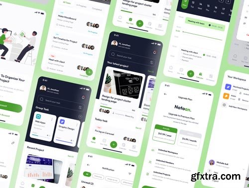 Notoan - Project Management App Ui Kits
