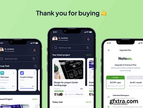 Notoan - Project Management App Ui Kits