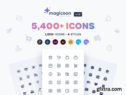 magicoon - 5,400  UI icons library