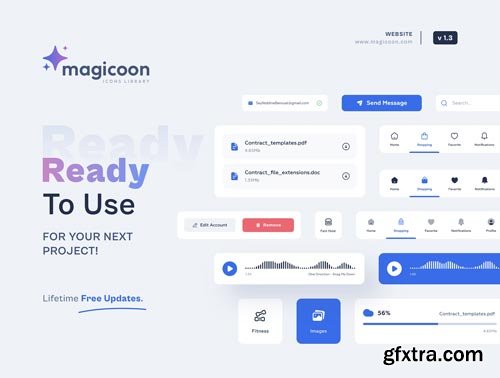 magicoon - 5,400  UI icons library