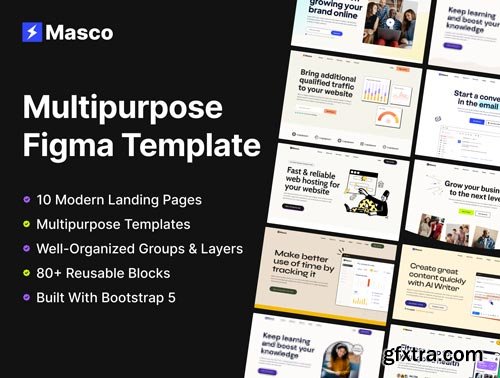 Masco- Multipurpose Figma UI Template