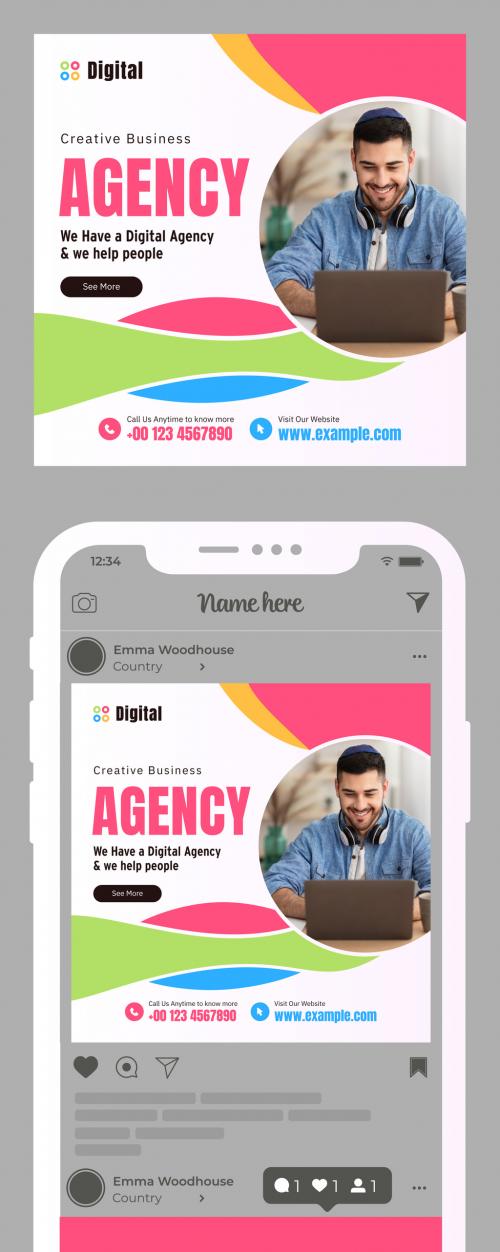 Social Media Post Business Agency Template 571555852