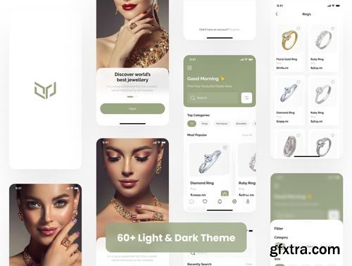 Jewellery Shop App UI Kit Ui8.net