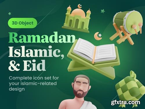 Islamy - Islamic   Ramadan 3D Icon Set Ui8.net