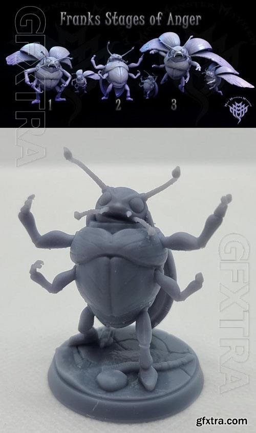 Mini Monster Mayhem – Frank Lady Bug Bruiser - 3D Print Model STL