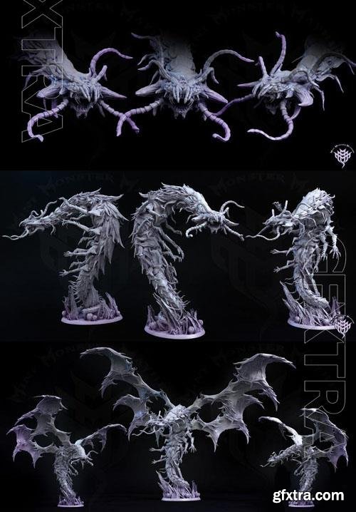 Mini Monster Mayhem – Centi Dragon - 3D Print Model STL