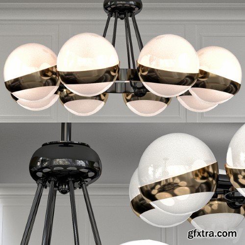 Hold Ball Brass Chandelier 8