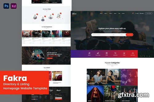 Fakra - Directory & Listing Website Design F2388D4