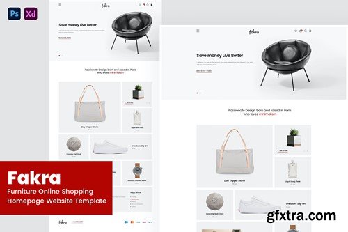 Fakra- Furniture Online Shopping Website Design GHGBVEF