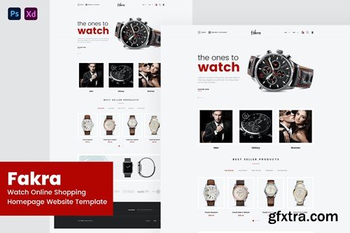 Fakra - Watch Store Website Design LMRQX4W