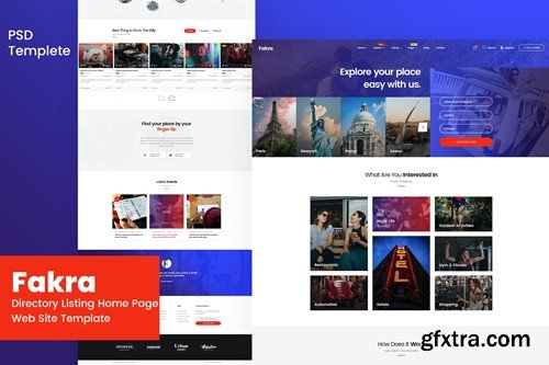 Fakra - Directory Listing Website Design Template 8ZDJLPR