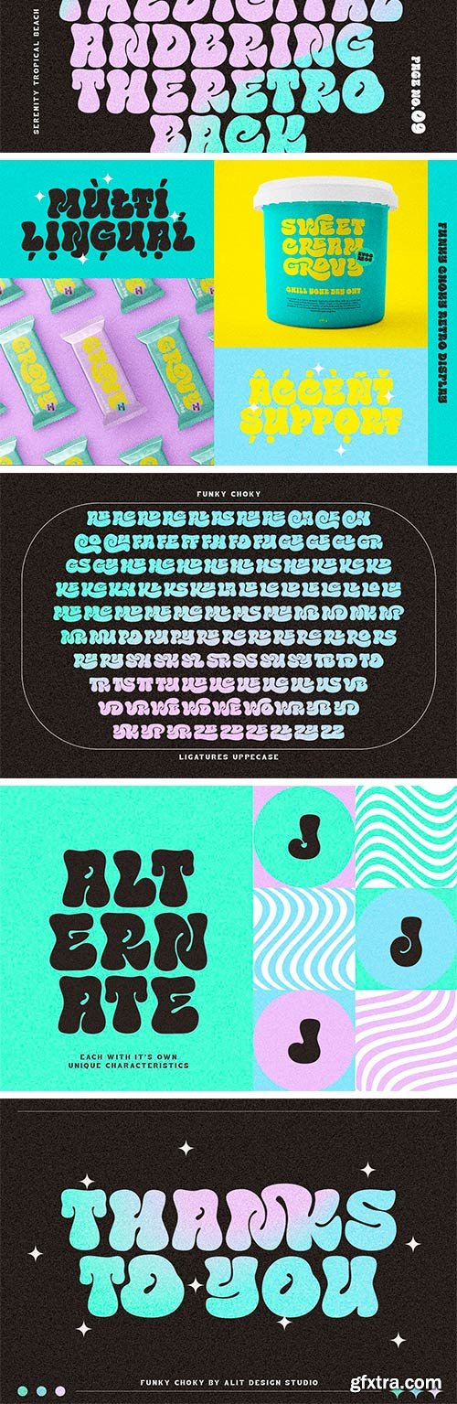 Funky Choky Typeface