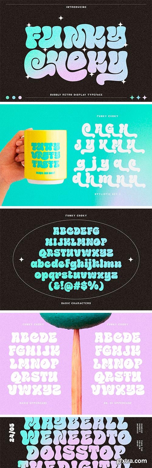 Funky Choky Typeface