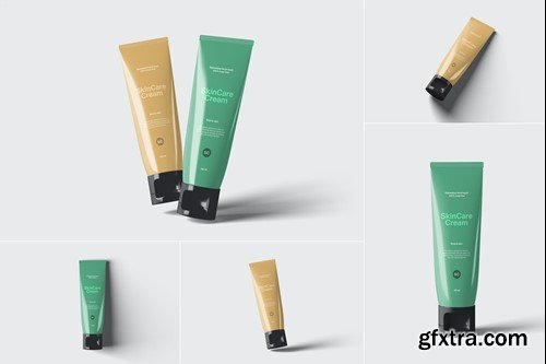 Cosmetic Cream Tube Mockups 4RW76H3