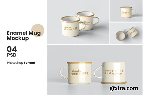 Enamel Mug Mockup A8AF65G